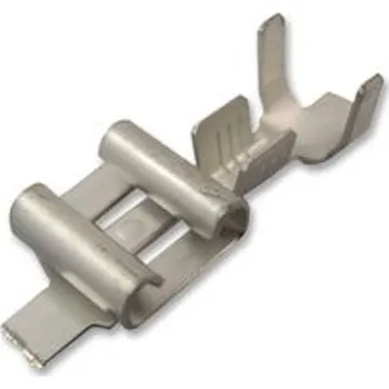 TE Connectivity Faston na kabel zásuvka krimpovací úhlový 90° 6.35x0.81mm, pro vodiče 14..18AWG