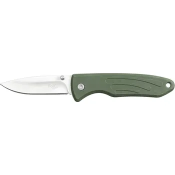kapesní nůž MFH Nůž kapesní zavírací s pogumovanou rukojetí zelený TPR Jack Knife OD Green FoX® Outdoor 45751B