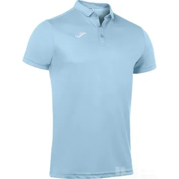 Pánské tričko Polokošile JOMA HOBBY, barva světle modrá, velikost 2XL