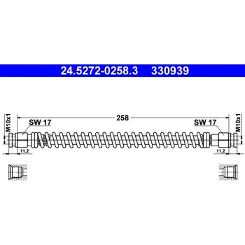 Brzdová hadice Brzdová hadice ATE 24.5272-0258.3