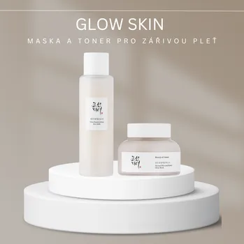 Kosmetická sada BEAUTY OF JOSEON - GLOW CHARGING RICE DUO - Rozjasňující rýžové duo pro revitalizaci a hydrataci pleti 150 ml + 150 ml