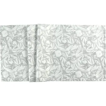 ubrus Vánoční ubrus na stůl Diamanti 130x170 cm bílo-stříbrný, Sander