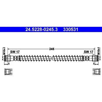 Brzdová hadice Brzdová hadice ATE 24.5228-0245.3