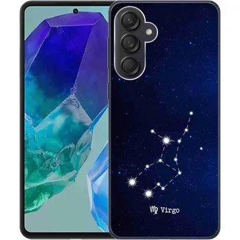 Pouzdro na mobilní telefon Gelový kryt mmCase na Samsung Galaxy M55 5G - souhvězdí Panny