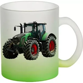 Fendt 930 skleněný hrnek traktor (hrneček s traktorem matné sklo )