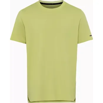 Pánské tričko PORSCHE DESIGN Essential T-shirt Tričko sportovní s kulatým výstřihem a logem limetkově zelená (Ultralehké, skladné tričko vodoodpudivé.)