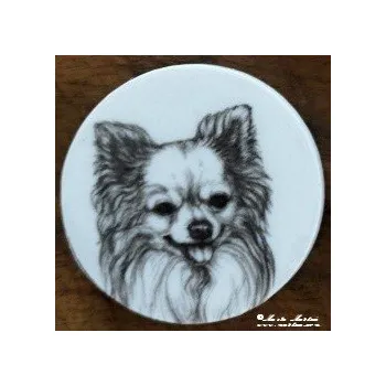 Čivava magnet nebo placka - Klips + špendlík