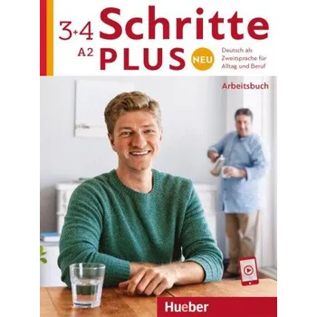 Německý jazyk Schritte plus Neu 3+4. Arbeitsbuch mit Audios online – Angela Pude,Monika Reimann,Andreas Tomaszewski (DE)