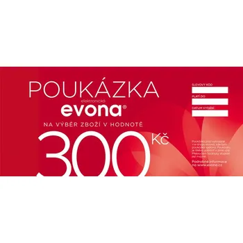 Dárkový potravinový koš EVONA a.s. Tištěná dárková poukázka - POUKÁZKA TIŠTĚNÁ 1000 - doprava zdarma