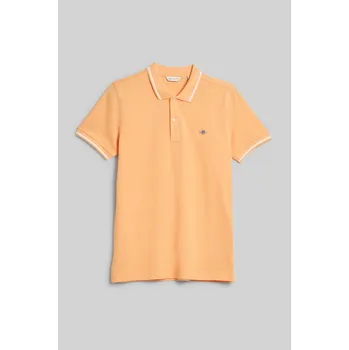 Dívčí košile POLOKOŠILE GANT TP SHIELD SS PIQUE CORAL APRICOT