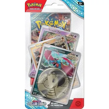 Sběratelská karetní hra Pokémon TCG: SV07 Stellar Crown - Premium Checklane Blister