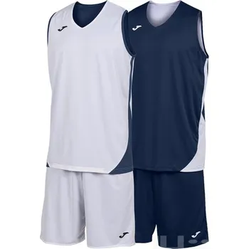 Basketbalový komplet JOMA KANSAS, barva tmavě modrá - bílá, velikost 4XL