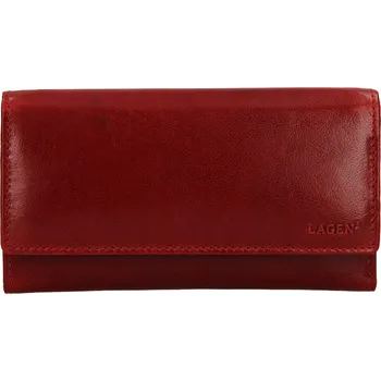 Peněženka Dámská peněženka LAGEN kožená V-40/T červená RED