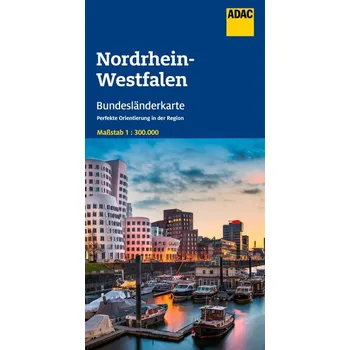 ADAC Bundesländerkarte Deutschland 06 Nordrhein-Westfalen 1:300.000