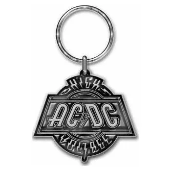 Merch AC/DC: Klíčenka High Voltage