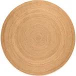 Kusový koberec Jute Braided 106005 Gold Kruh Ø 140 cm