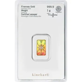 Heraeus 1g investiční zlatý slitek | Kinebar