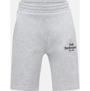 Dívčí kraťasy ŠORTKY PEAK PERFORMANCE JR ORIGINAL SHORTS MEL MED GREY MELANG
