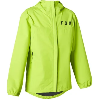 Cyklistická bunda Fox Youth Ranger 2.5L Water Jacket fluo yellow - dětská Velikost: Yth M