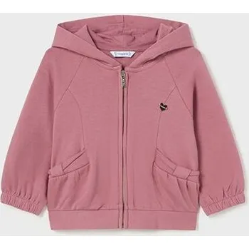 Dívčí mikina růžová dětská mikina Mayoral 2485-34 velikost 98