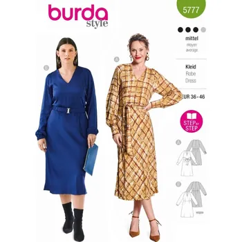 Nit Tištěný střih šaty s rozšířenou sukní, midi šaty, koktejlové šaty