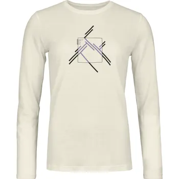 Dámské Tričko Ortovox 185 Merino Mtn Cutout Long Sleeve Women's Barva: Non Dyed, Velikost: L