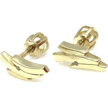 Náušnice Diante Zlaté náušnice s brilianty FT-BX0281Y