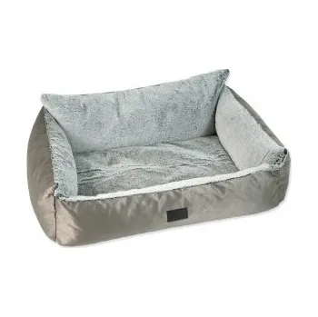 Pelíšek pro psa Pelech Dog Fantasy Lux platinum stříbrný 120×85cm