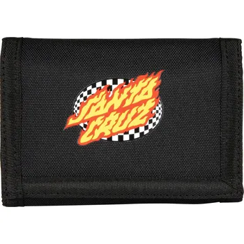 Peněženka santa cruz Pánská peněženka oval check flame wallet black