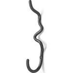 Háček na ručník CURVATURE 20 cm, černá, mosaz, ferm LIVING