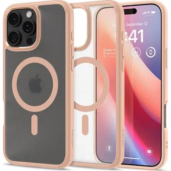 Pouzdro na mobilní telefon Spigen Ultra Hybrid MagSafe kryt iPhone 16 Pro Max frost rose titanium