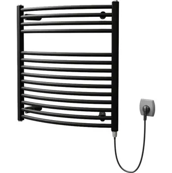 Radiátor EBS Grande Radiátor 60x65 oblý, elektrický, černý samet DGRR06500600ZK51-6502