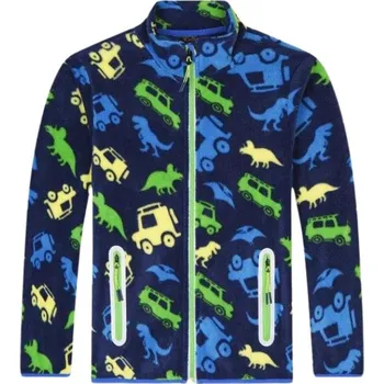 Chlapecká mikina CHLAPECKÁ FLEESOVÁ MIKINA tm.modrá FM9711 (Chlapecká teplejší mikina)