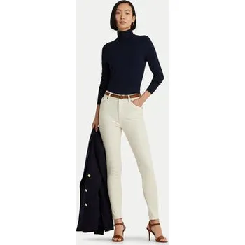 Dámský svetr LAUREN RALPH LAUREN Rolák 200675597007 Tmavomodrá Slim Fit XS