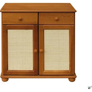 Komoda Komoda 99 - masiv borovice Odstín: Ořech