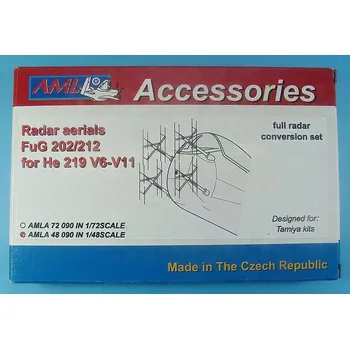 Plastikový model AML 1/48 Radar aerials FuG 202/212 for He 219 V6-V11