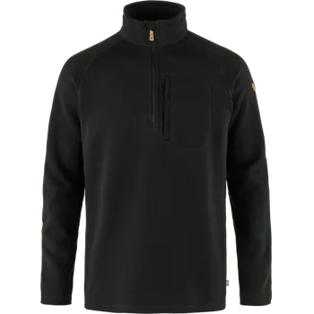 Pánské oblečení Mikina Fjällräven Övik Fleece Half Zip Man Black - XL + doprava zdarma