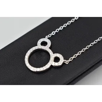 Náhrdelník Stříbrný náhrdelník Medvídek 1598