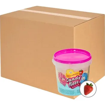 Výrobník cukrové vaty Cukrová vata Candy Floss Strawberry 12x1000ml (KARTON)