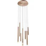 REDO GROUP Stylové LED svítidlo Madison s variabilními závěsy Varianta: Ø 350 x 2500 mm, 32 W, 2176 lm, měď