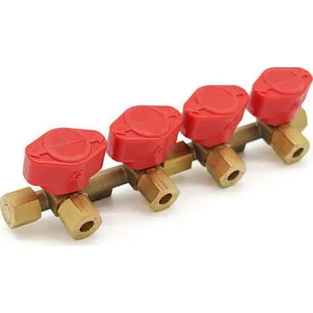 Plynová hadice Plynový čtyřventil IGT, průměr trubky 8 mm