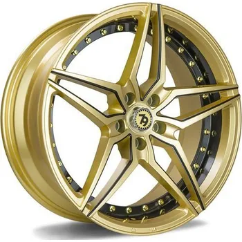 Alu kolo Seventy9 Alu Kola Seventy9 SV-AR 9.5x19 5x112 ET38 Gold Black Lip Milled Black 66.6