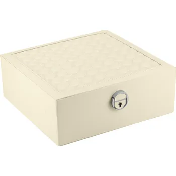 Kabelka Dámská šperkovnice PATRIZIA BEAUTY-23001 bílá