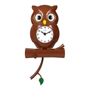 Hodiny JVD HE21.3 hnědé