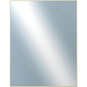 Koupelnový nábytek DANTIK - Zarámované zrcadlo - rozměr s rámem cca 70x90 cm z lišty Hliník zlatá lesklá | P01-001 (7001001)