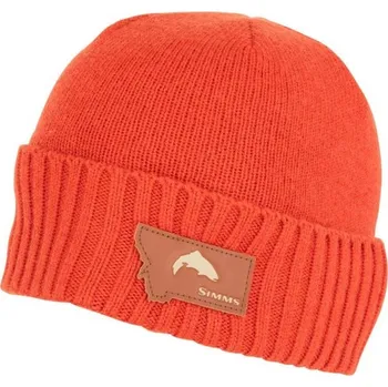 Čepice Rybářská čepice Simms Big Sky Wool Beanie Orange