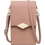 Kabelka na mobil Business s popruhem starorůžová