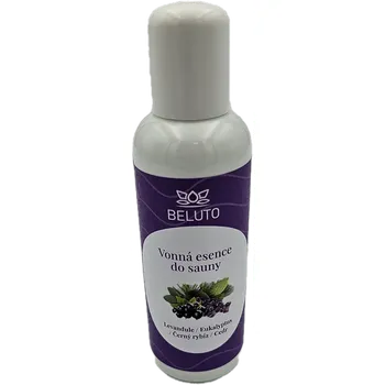BELUTO Vonná esence do sauny - Levandule / Eukalyptus / Černý rybíz / Cedr 100ml