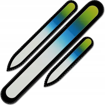 Mont Bleu Sada 3 barevných skleněných pilníku na nehty R-BMS15