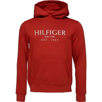 Pánská mikina Pánská mikina Tommy Hilfiger BIG HILFIGER HOODY M Červená, Bílá